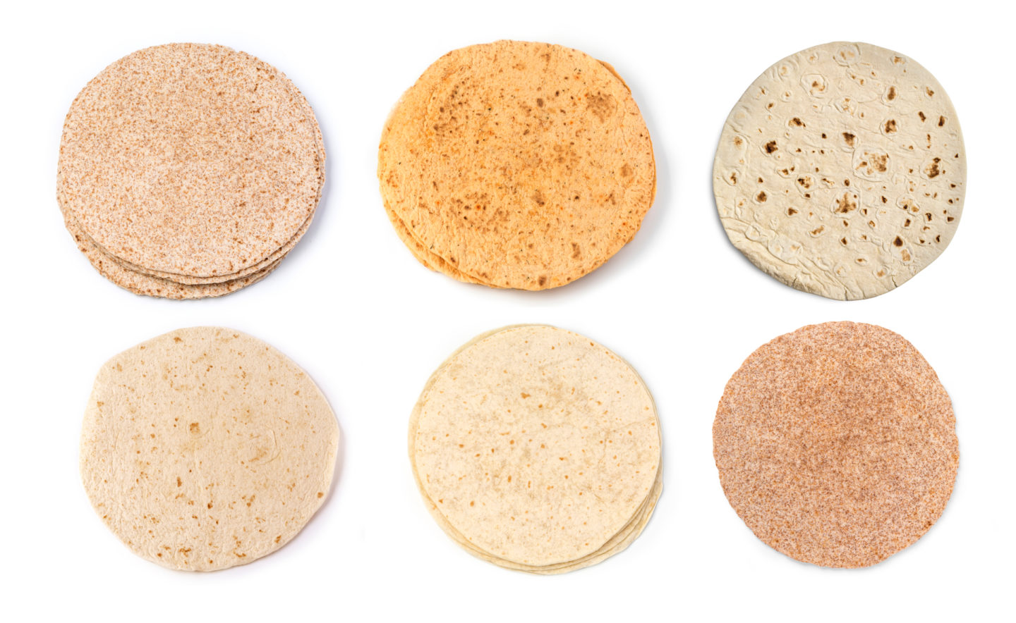 Different Corn Tortillas