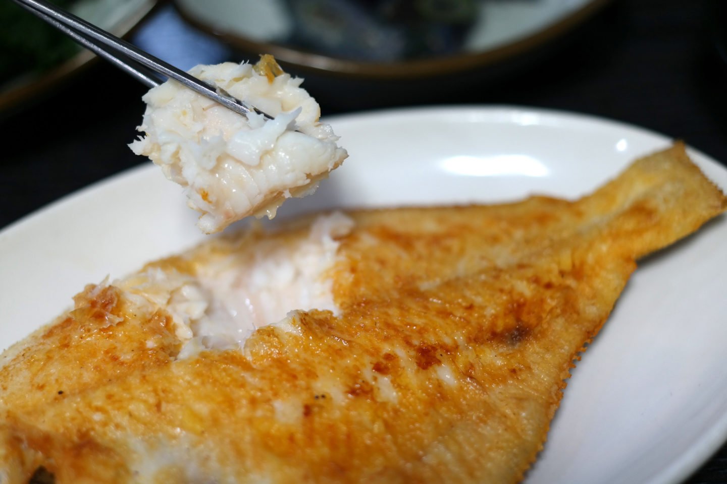 Grilled Salted Flounder