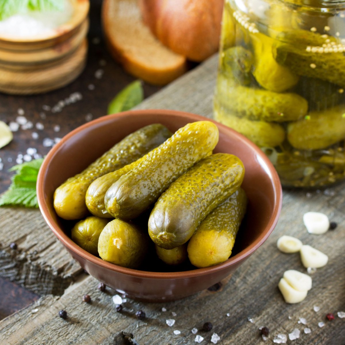 pickles gherkins cucumbers