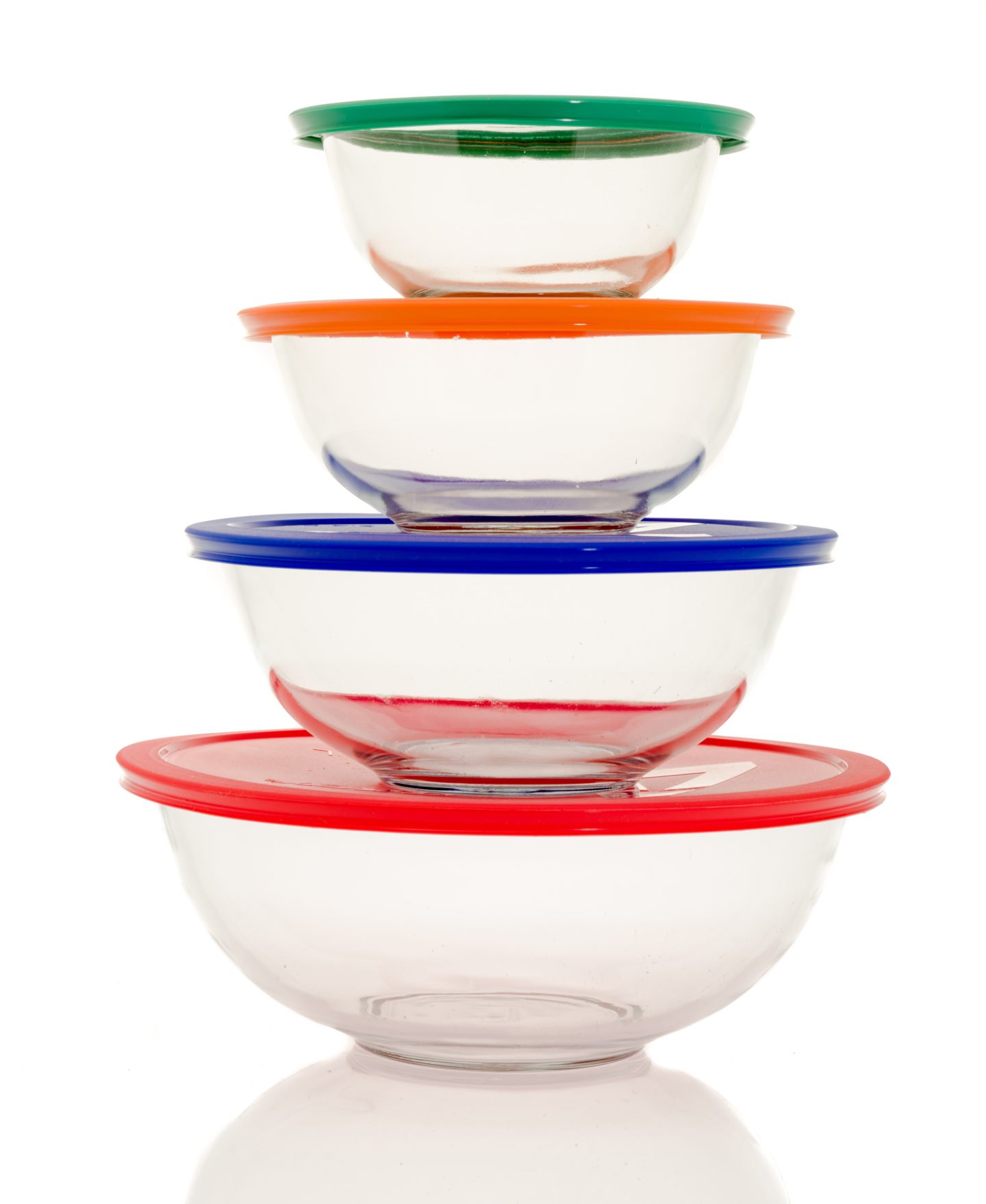 Pyrex Glass Bowls With Silicon Covers