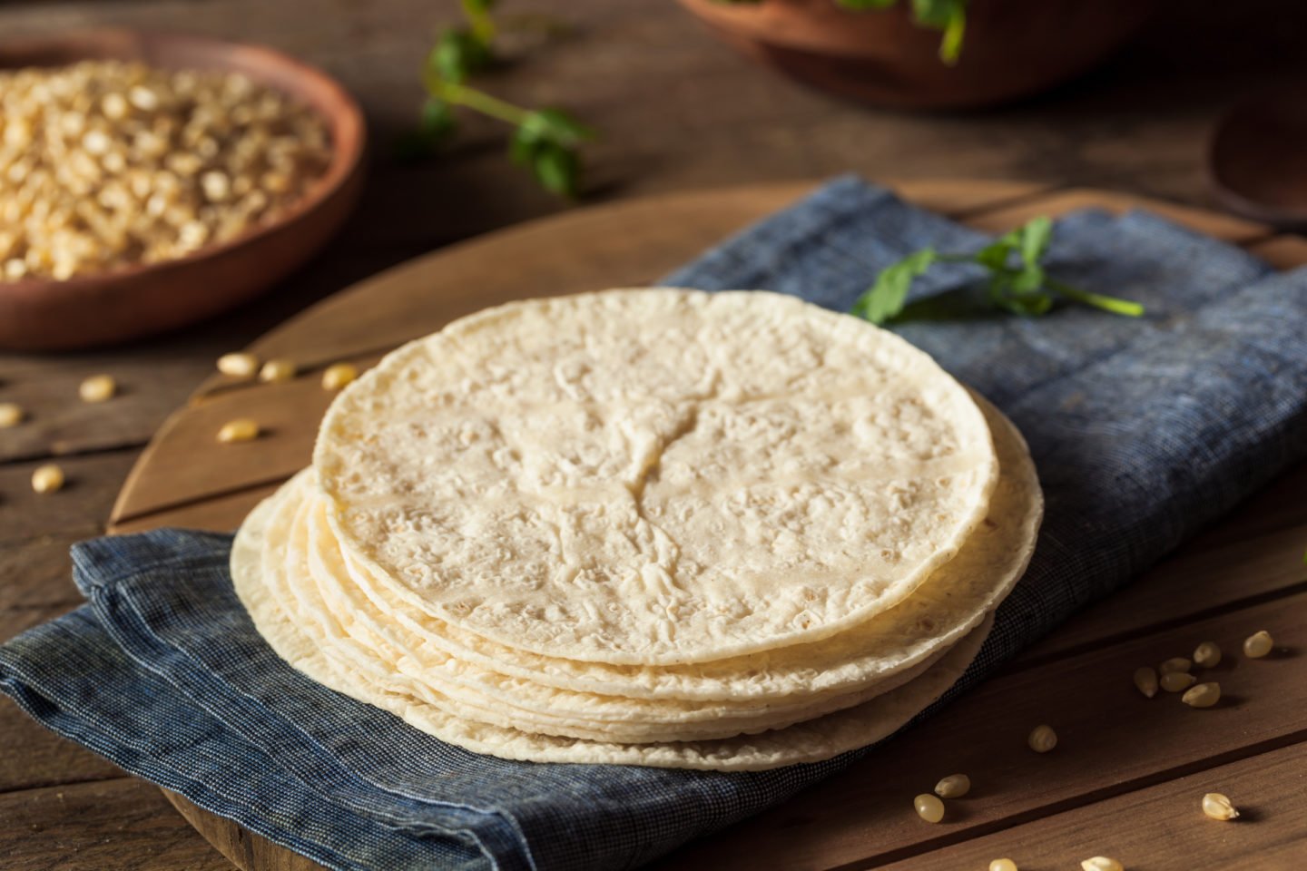 white corn tortillas