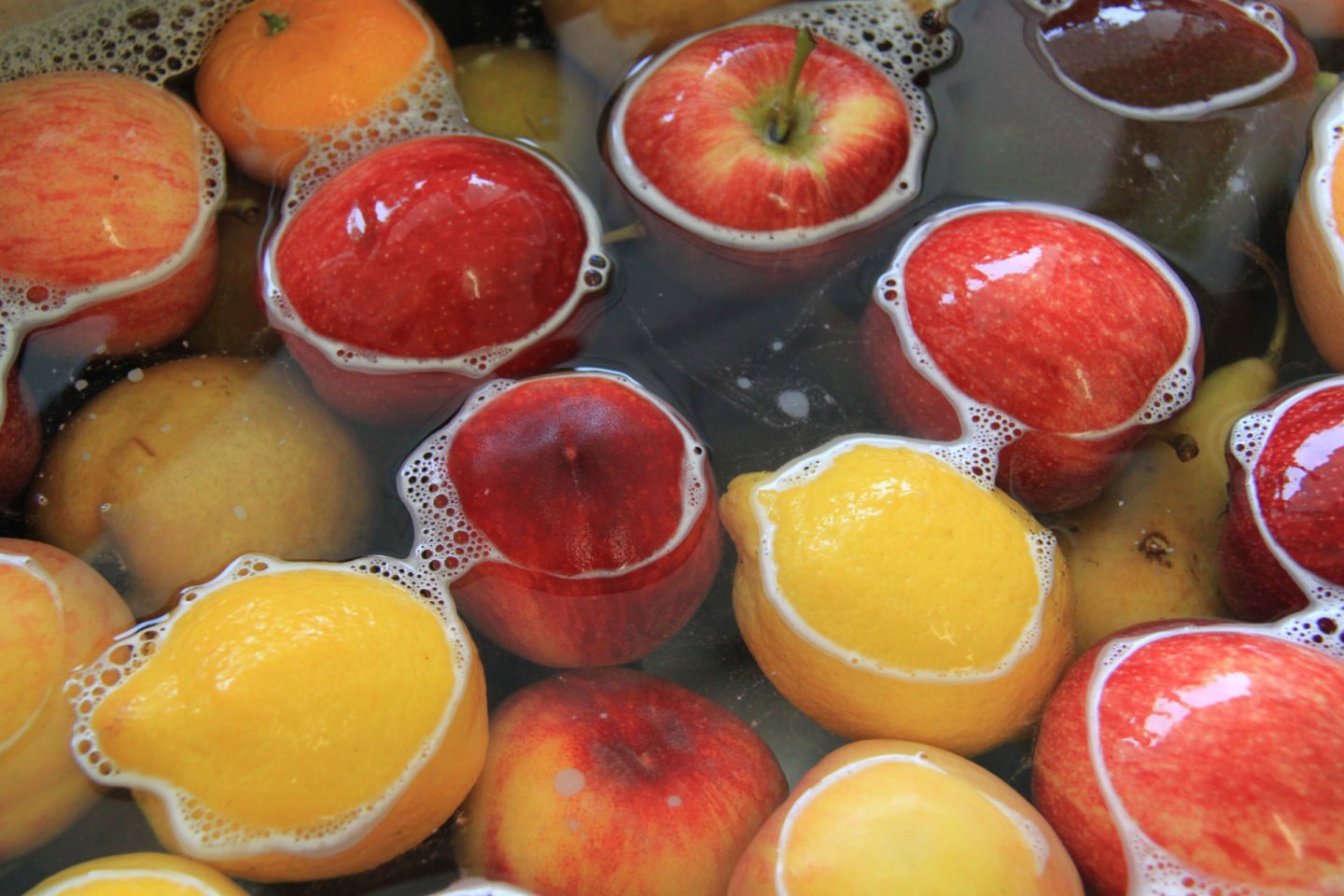 Fruits In Vinegar Wash