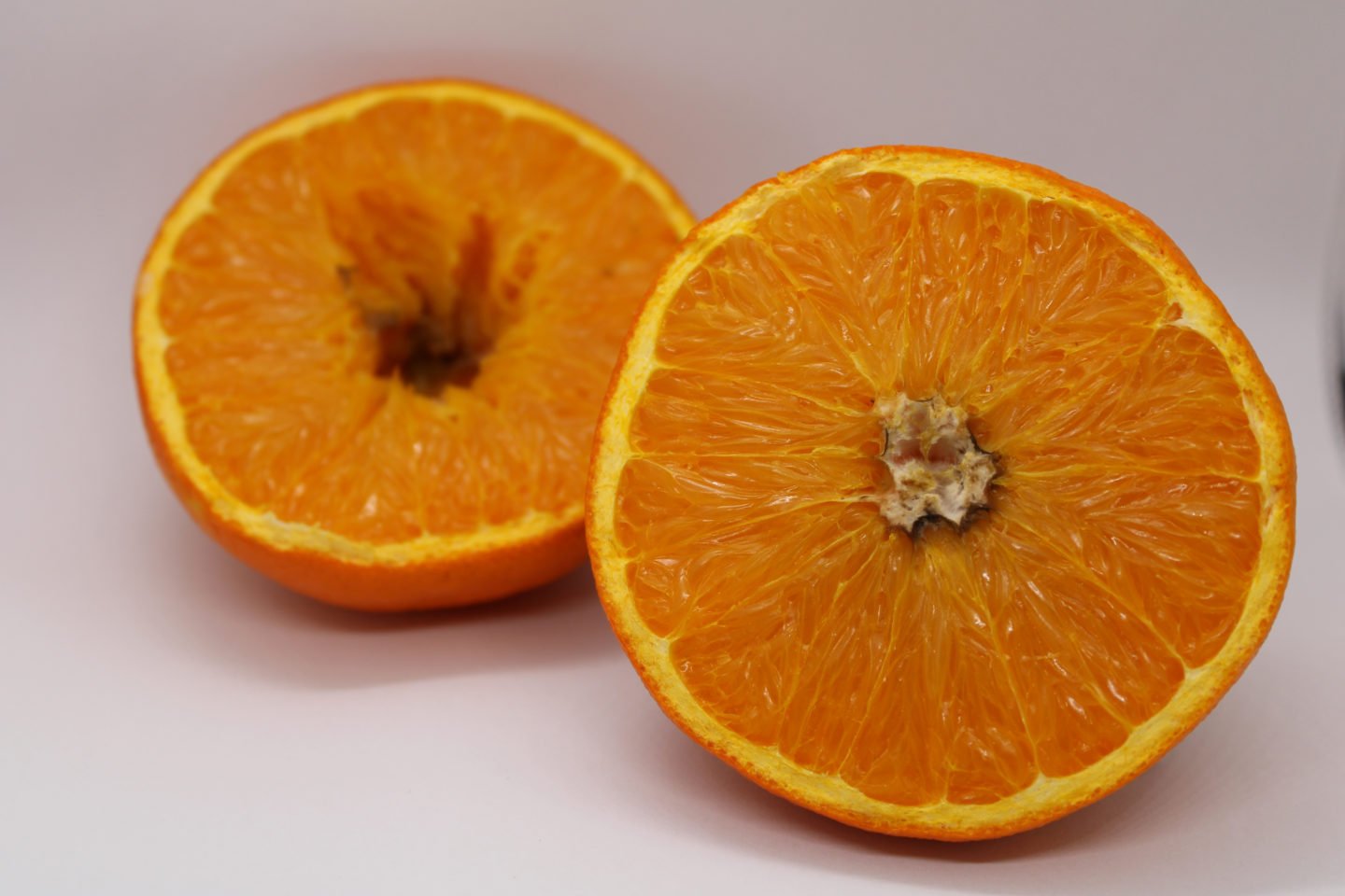 Juicy Orange With Rotten Core