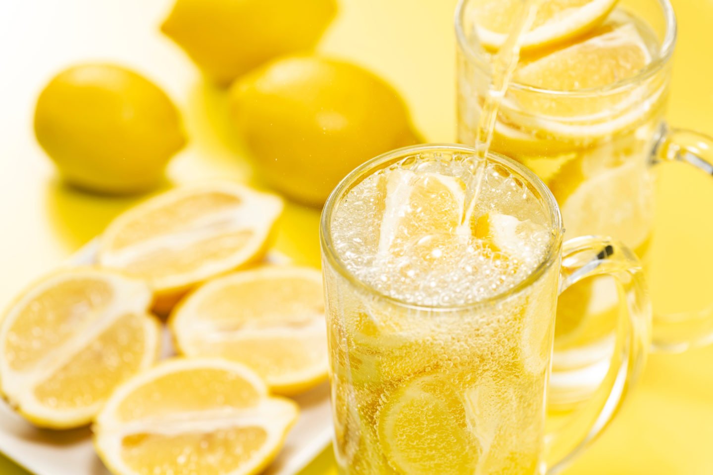 Lemon Juice With Fresh Lemons