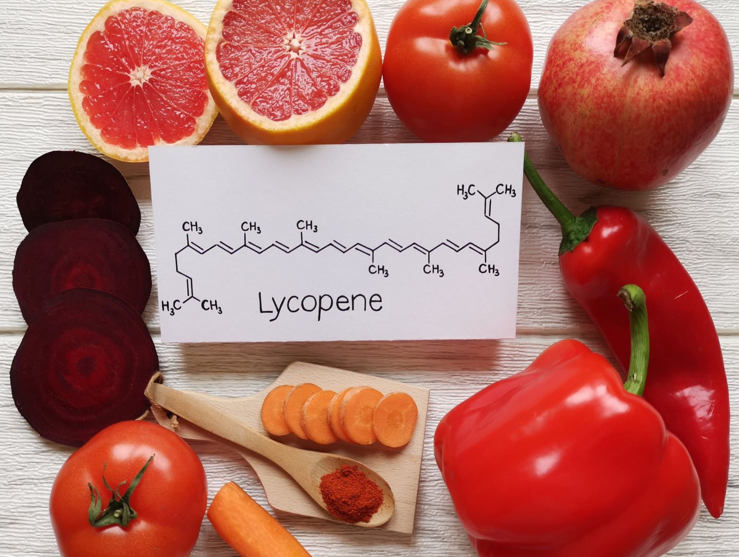 Red Pink Fruits Vegetables Lycopene