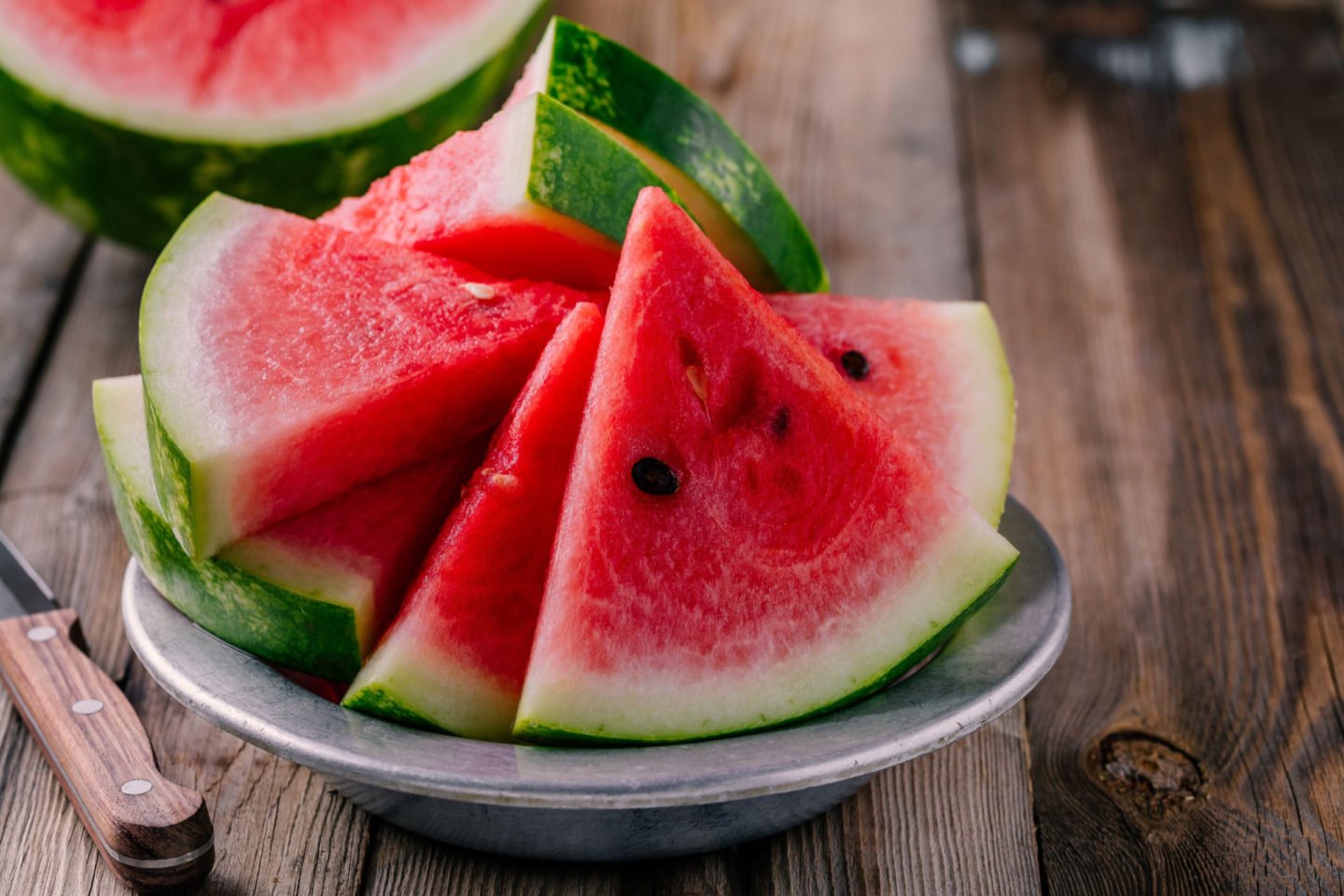 ripe watermelon slices