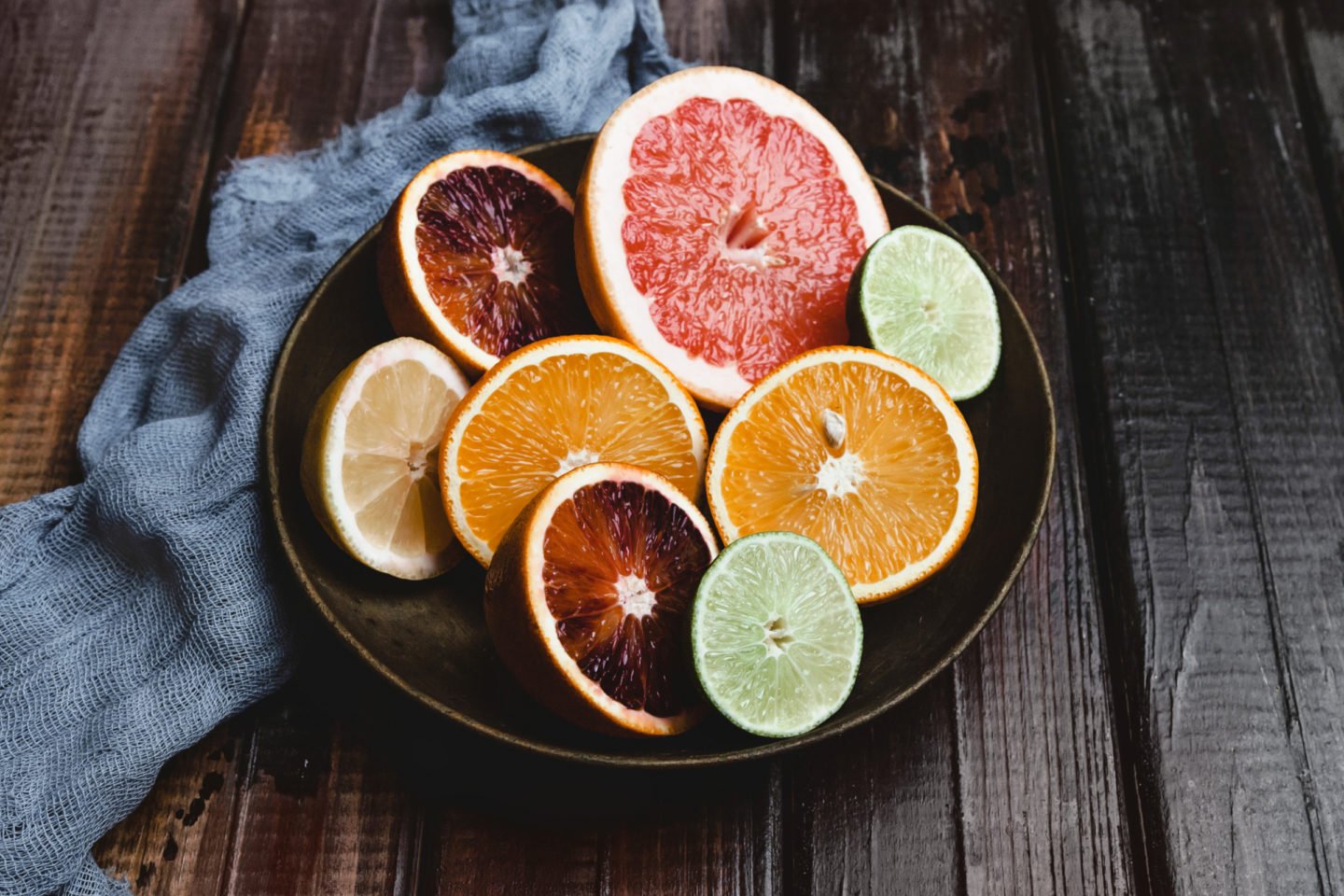 Slices Of Citrus Fruits