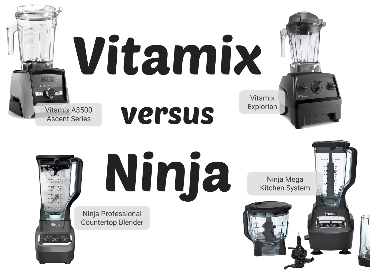 vitamix blenders versus ninja blenders