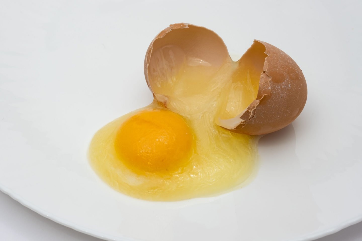 Frozen Cracked Egg