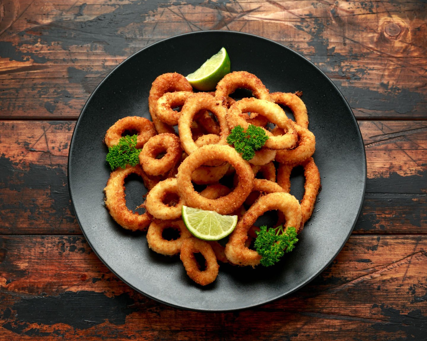 Oven Baked Calamari Rings