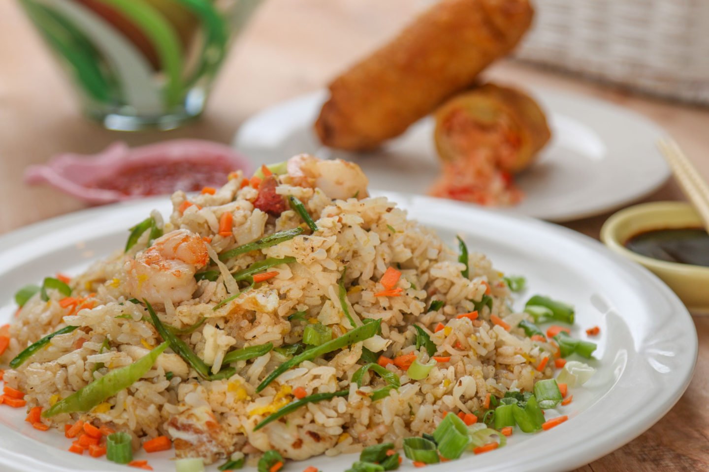 plate of fried rice