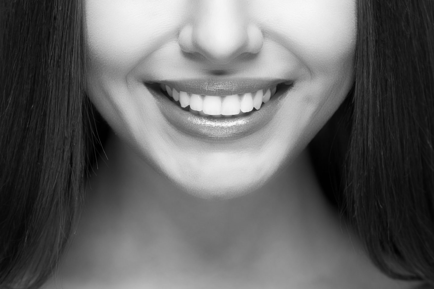 smiling woman white teeth