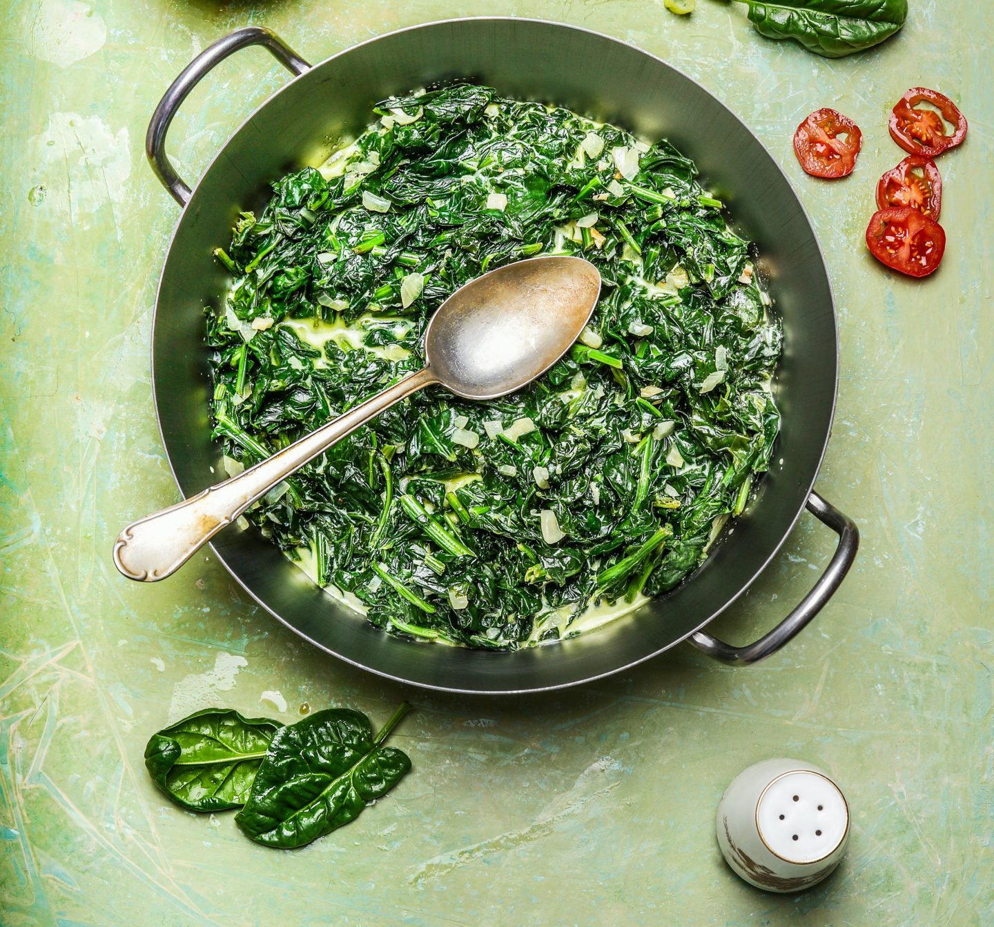 Spinach In Cream Sauce