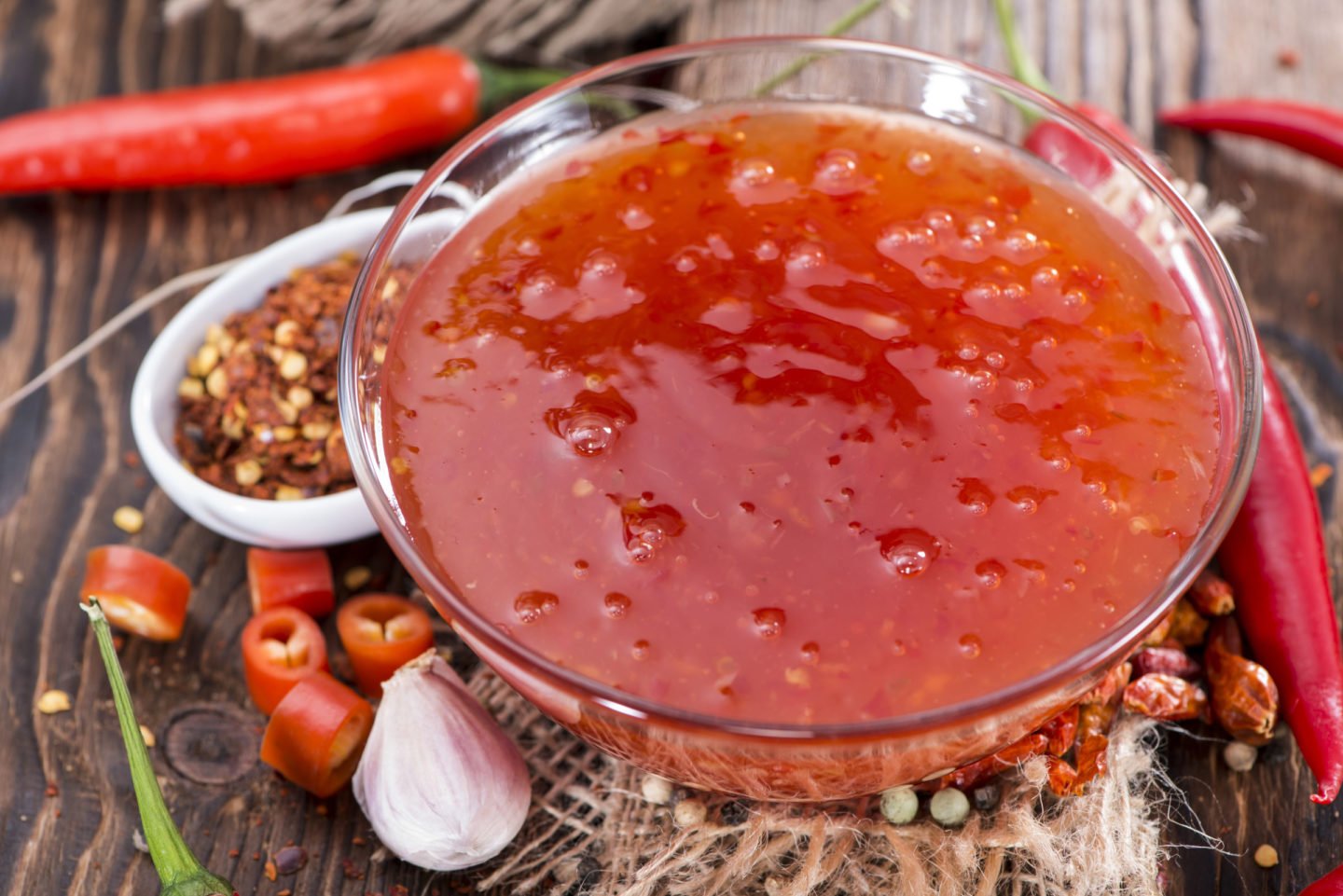 sweet chili sauce with spices