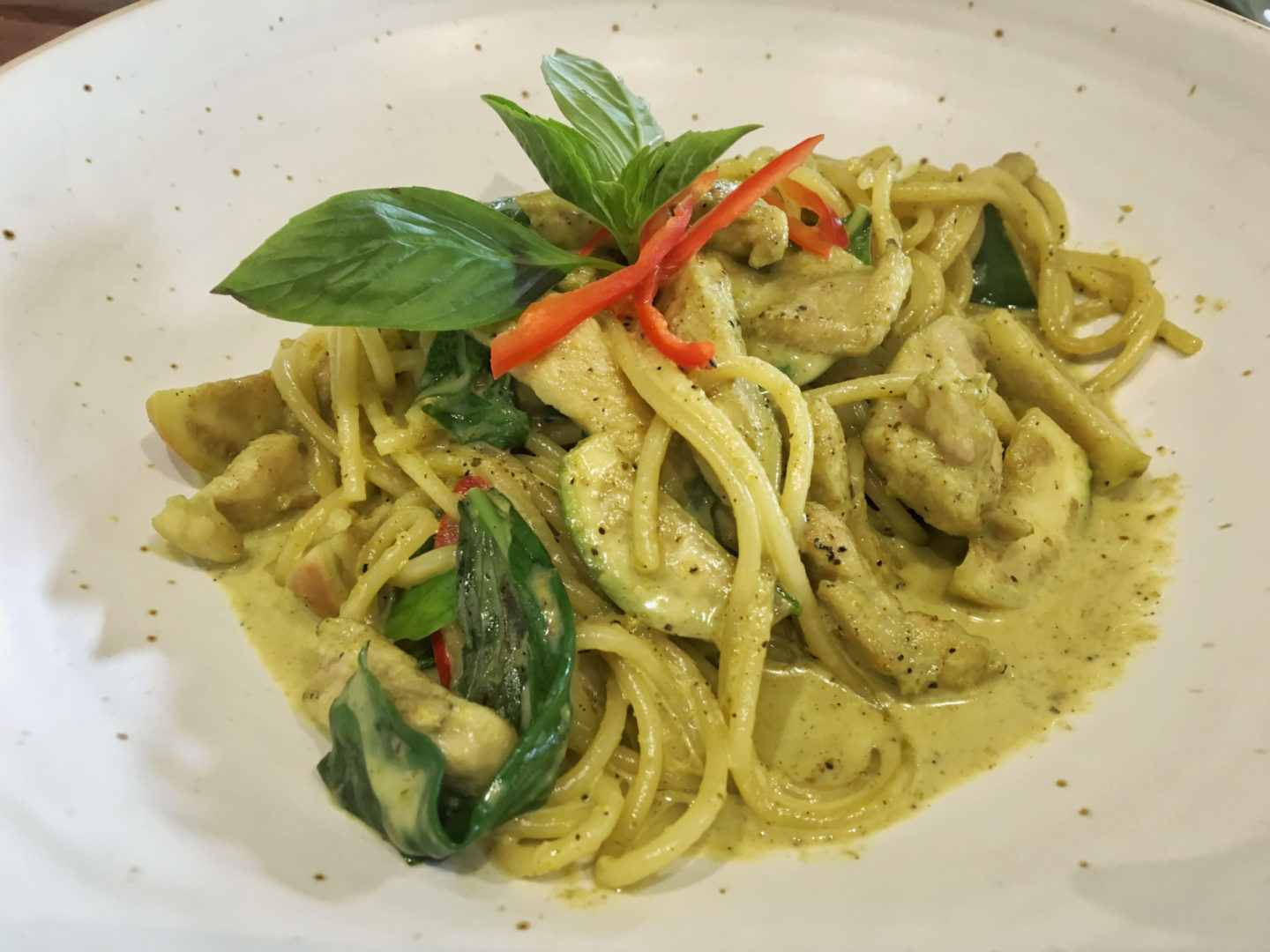 Thai Green Curry Spaghetti