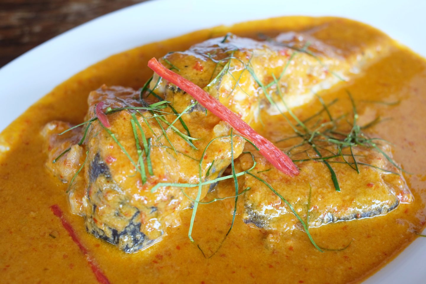 Thai Red Curry With Fish