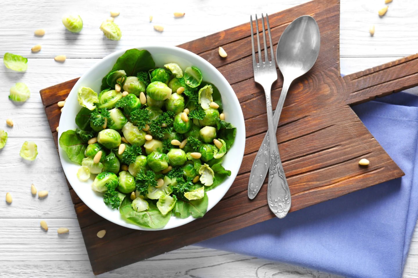 Brussels Sprouts And Parsley Salad