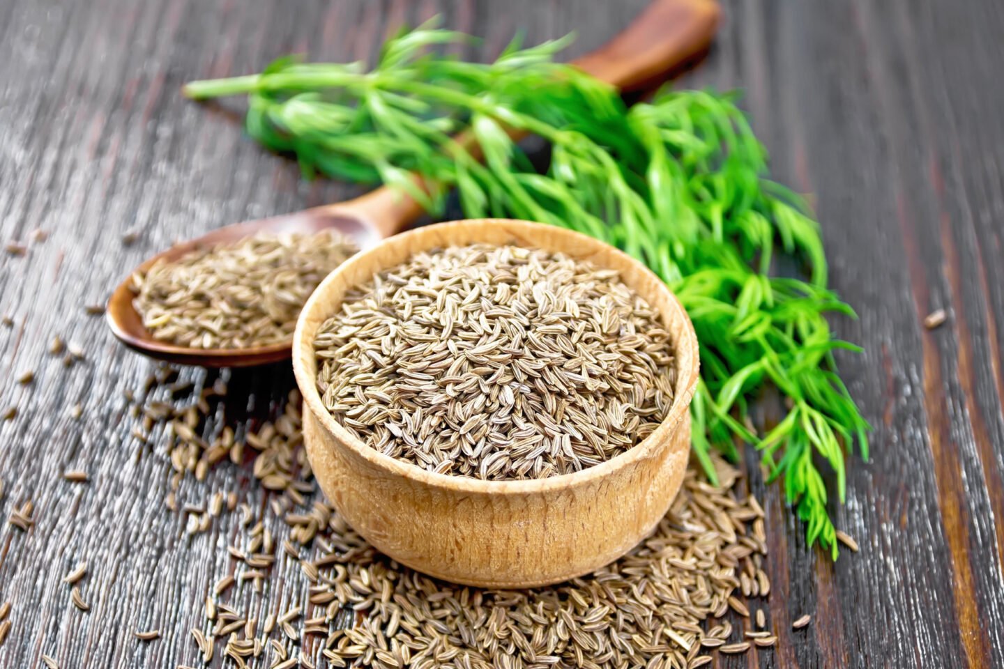 cumin seeds in a bowl