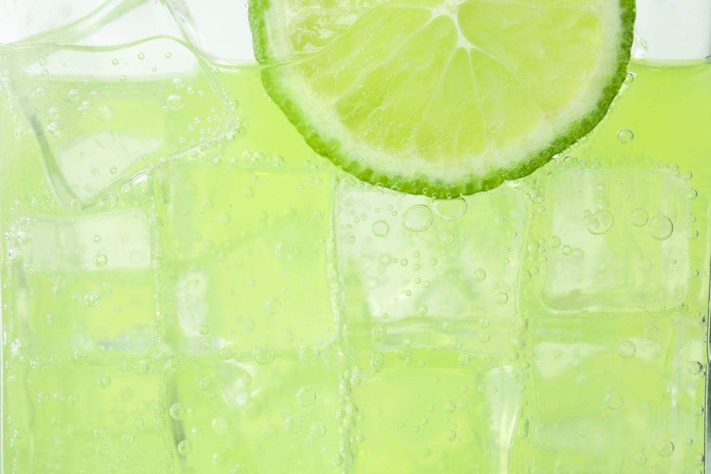 Frozen Lime Slice And Juice