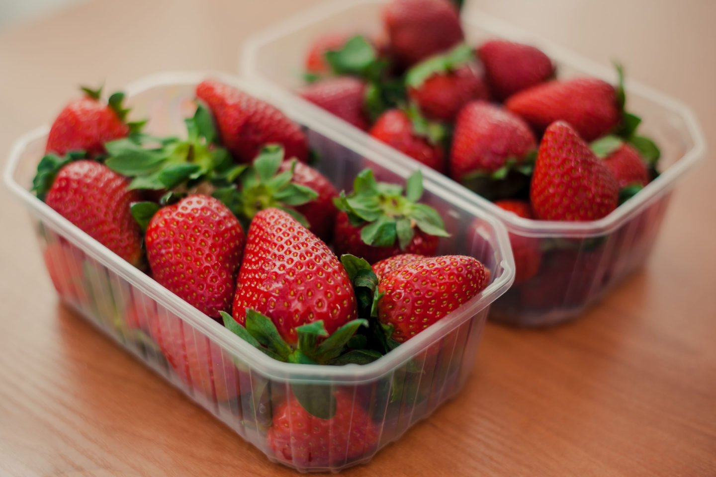 healthy ripe strawberries