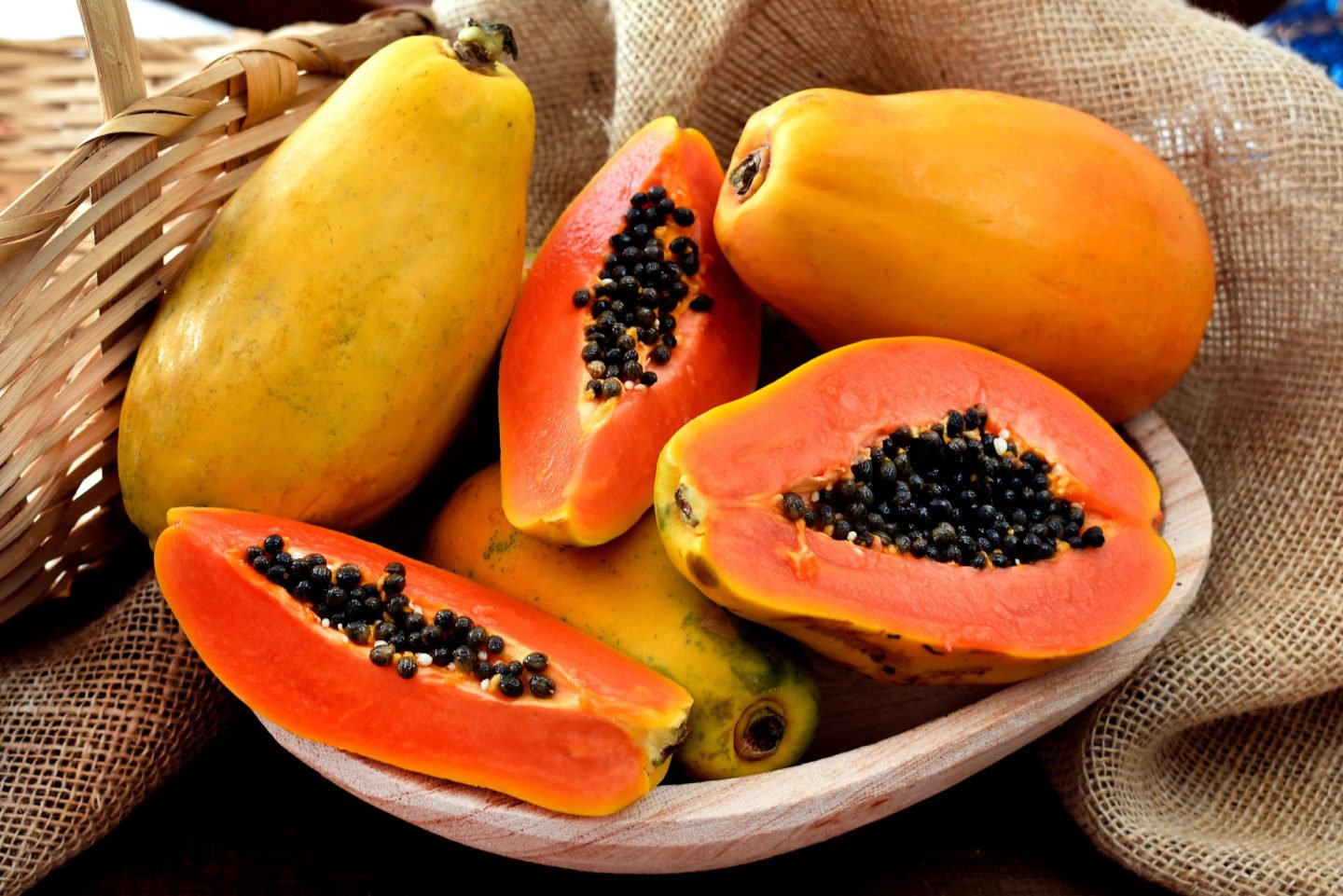 Ripe Papaya Fruits