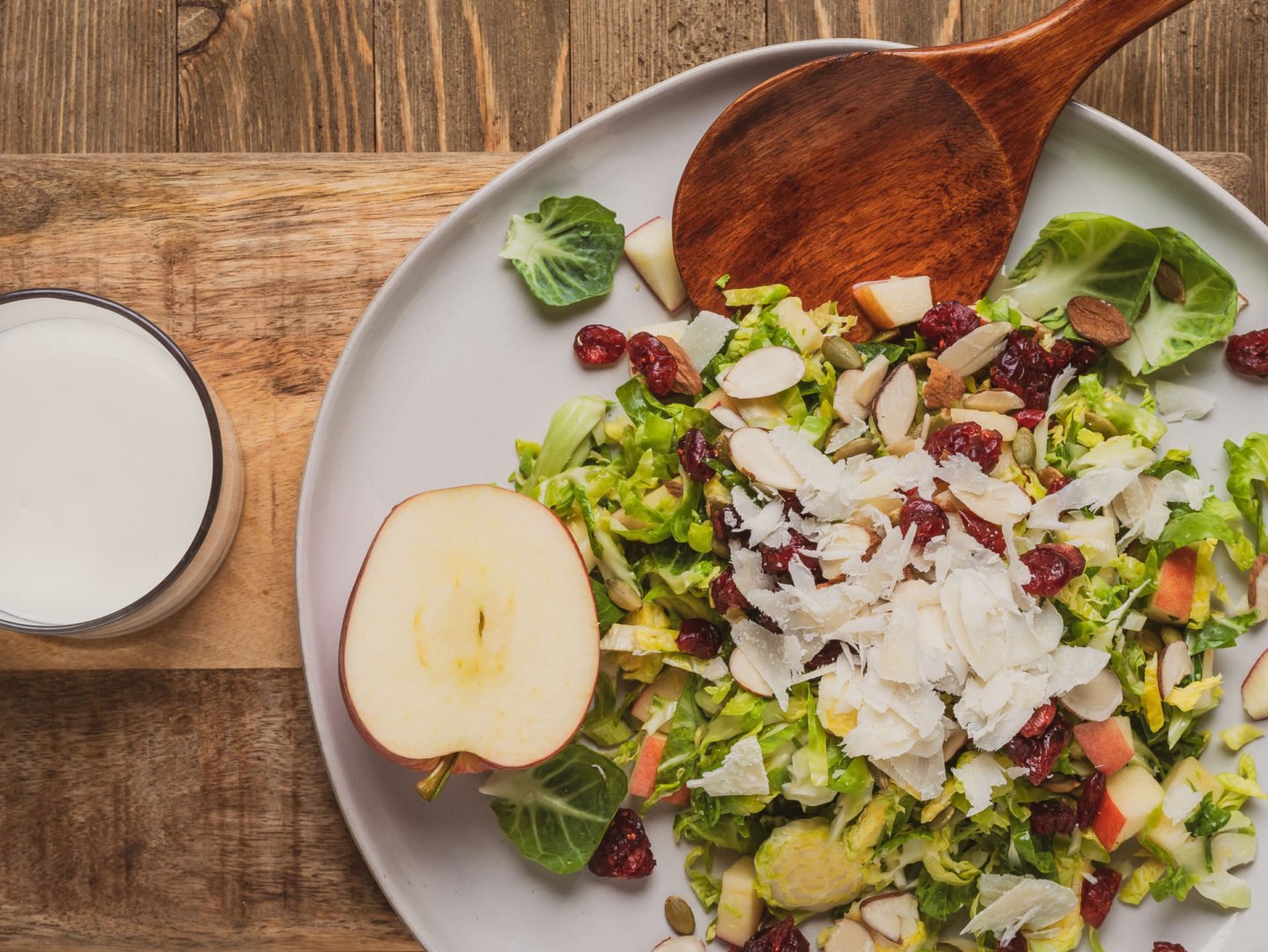 Shaved Brussels Sprouts Salad