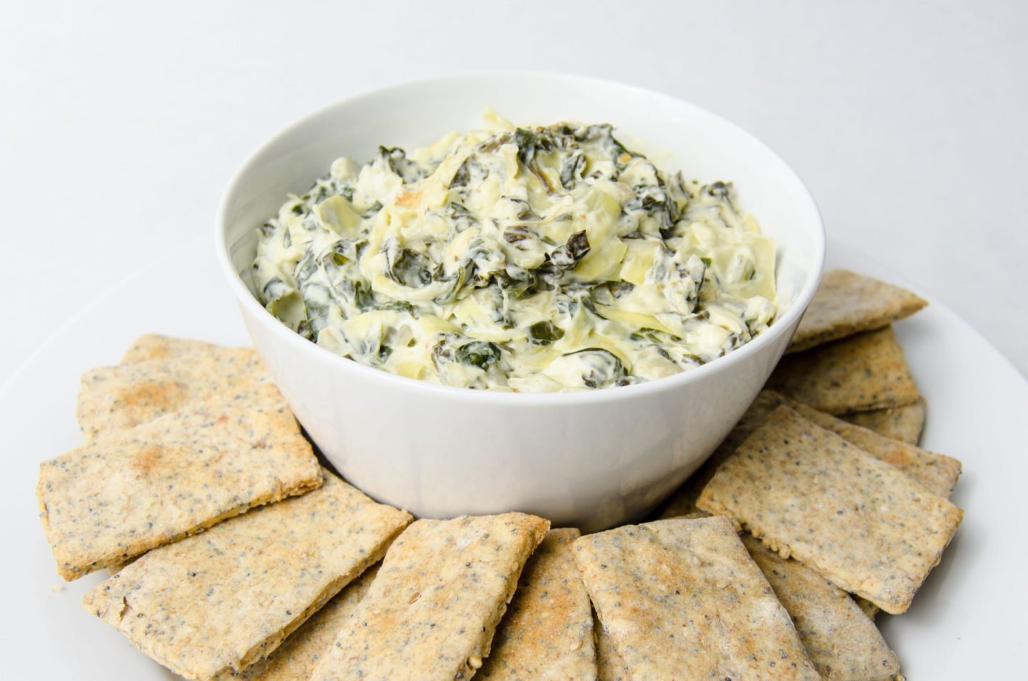 unbaked spinach artichoke dip