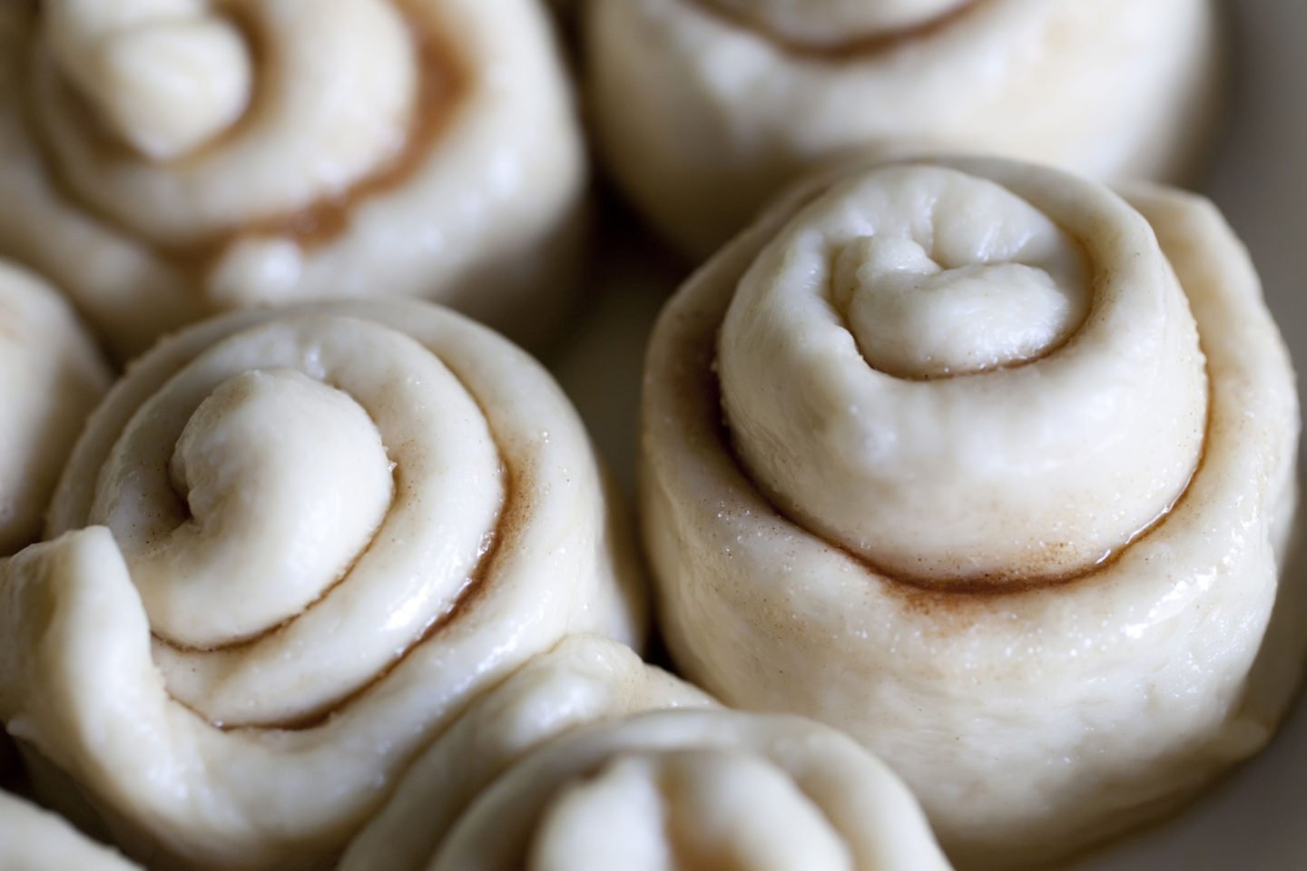 uncooked cinnamon rolls