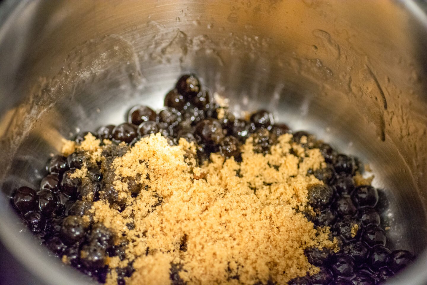 boba pearls cooked in brown sugar