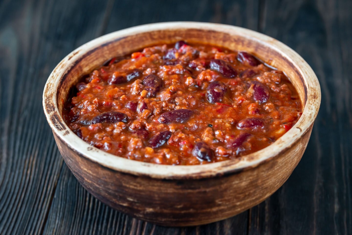 bowl of chili con carne