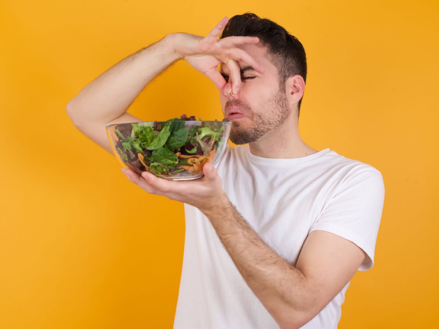 bowl of salad gone bad