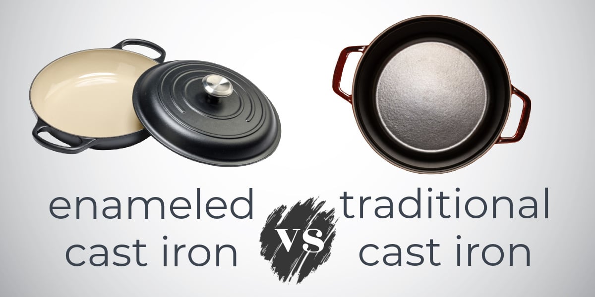 enamel vs traditional cast iron