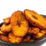 plantains fried in garlic