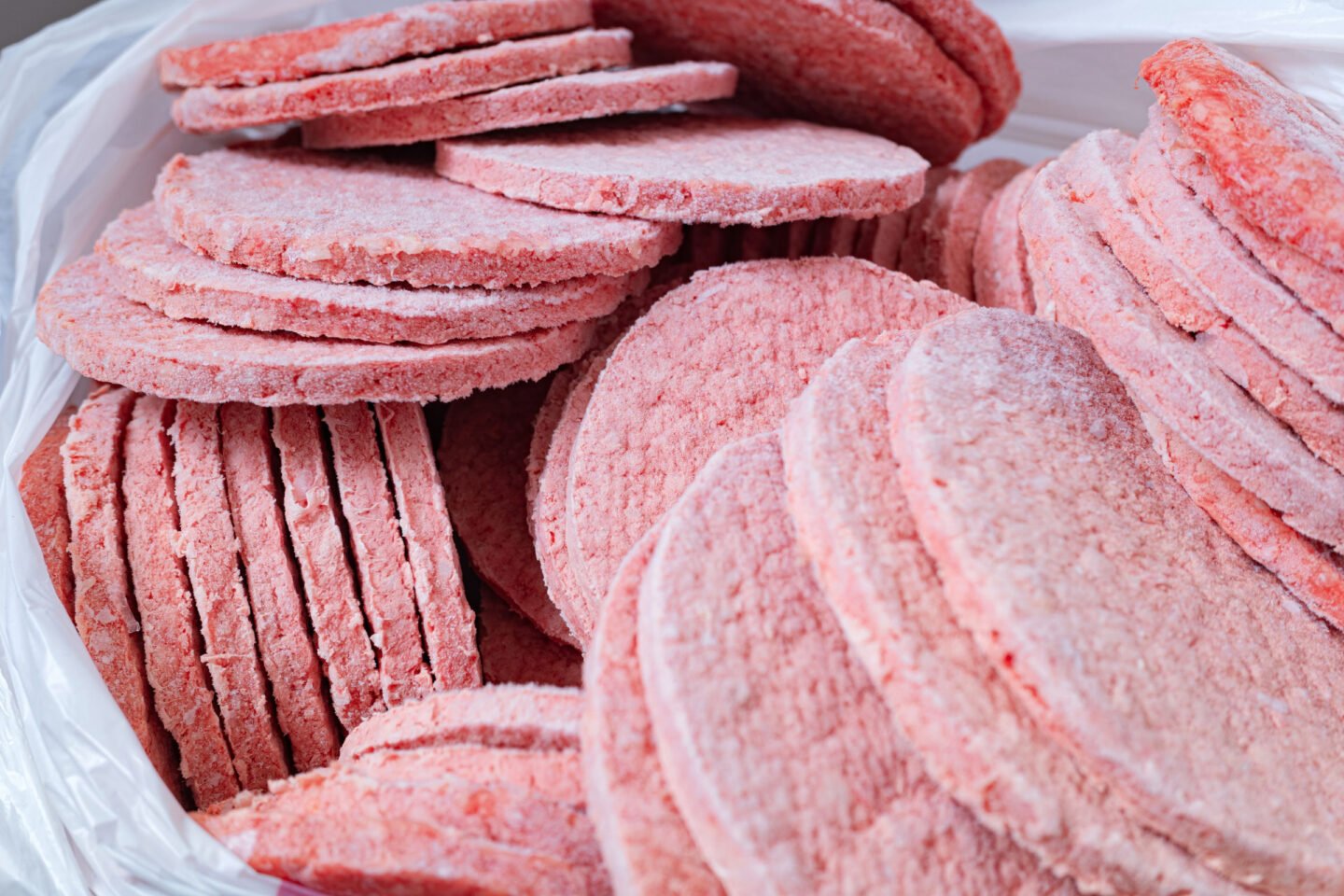 frozen burger patties