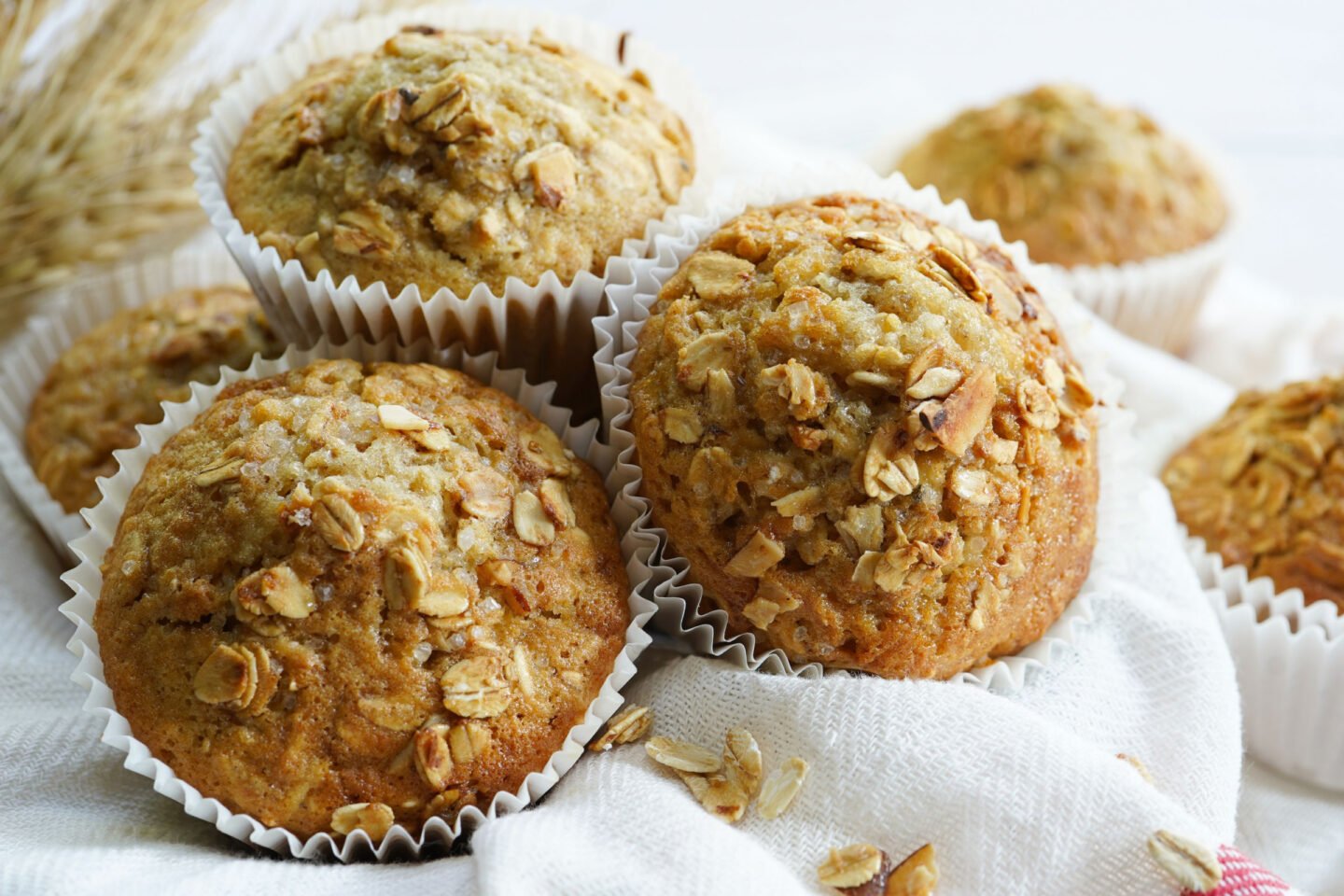 homemade oatmeal granola muffins