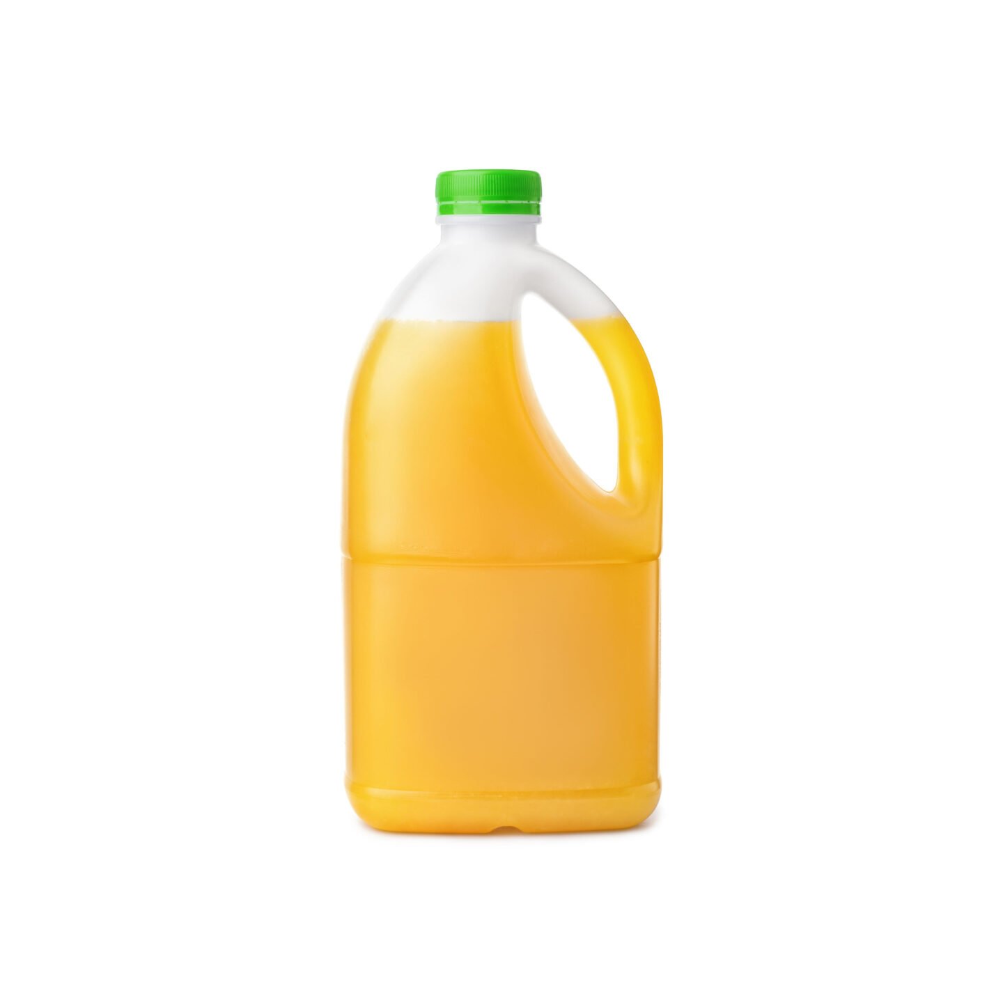 large bottle of orange concentrate