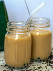 Oolong Milk Tea With Boba