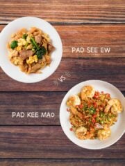 Pad See Ew vs Pad Kee Mao