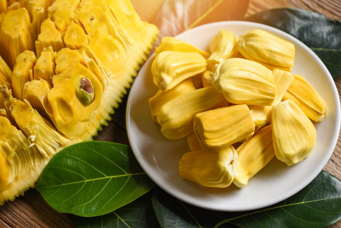 Ripe,Jackfruit,Peeled,Tropical,Fruit,Fresh,From,Jackfruit,Tree,,Jackfruit