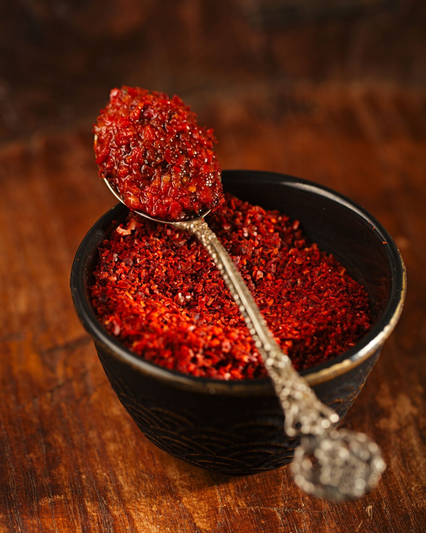 smoked paprika in bowl and spoon
