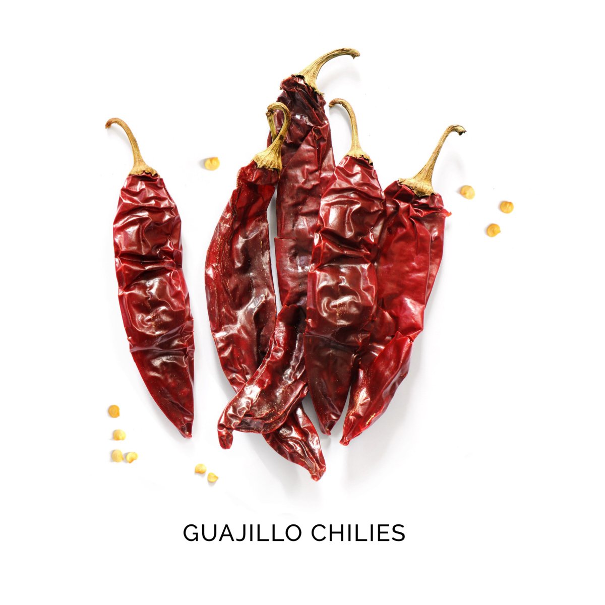 dried guajillo chilies