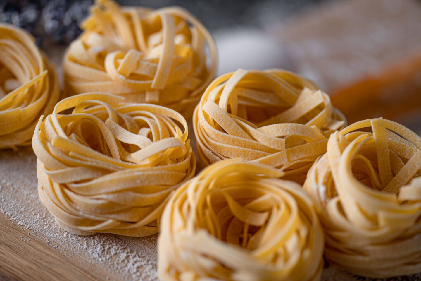 homemade fettuccine pasta