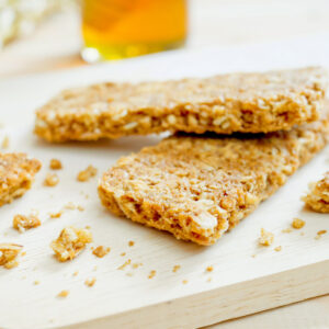 maple and oats flapjacks or snack bars