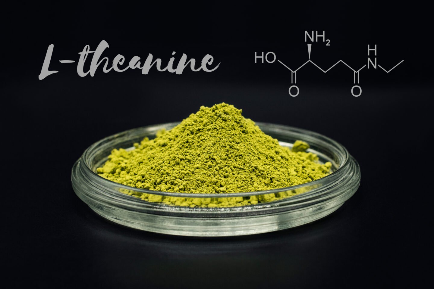 L theanine,,Amino,Acid,Found,In,Green,Tea.,Picture,Is,With