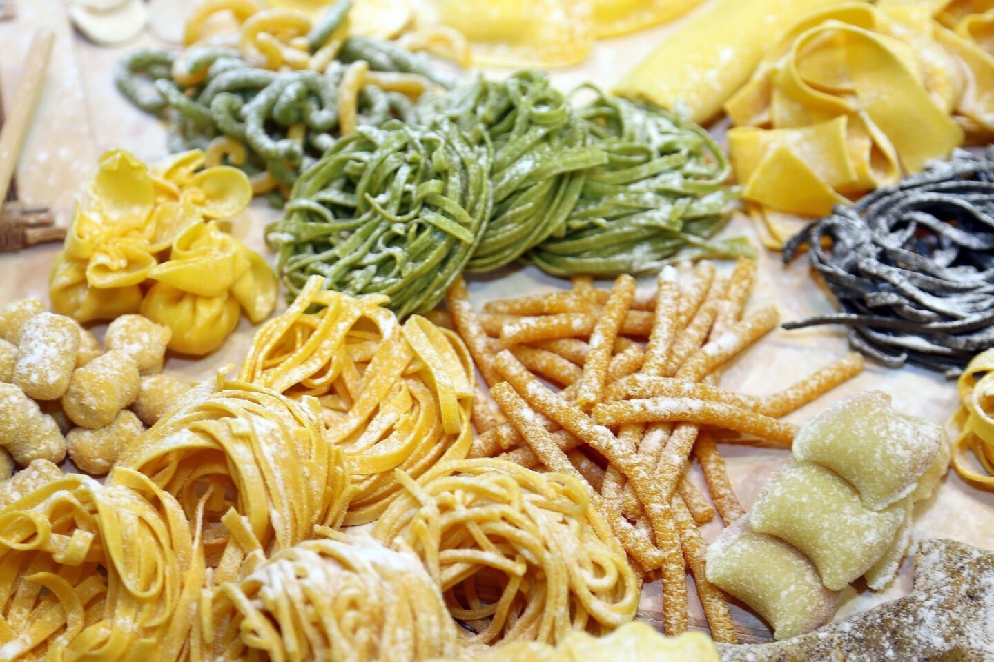 types of homemade fresh pasta