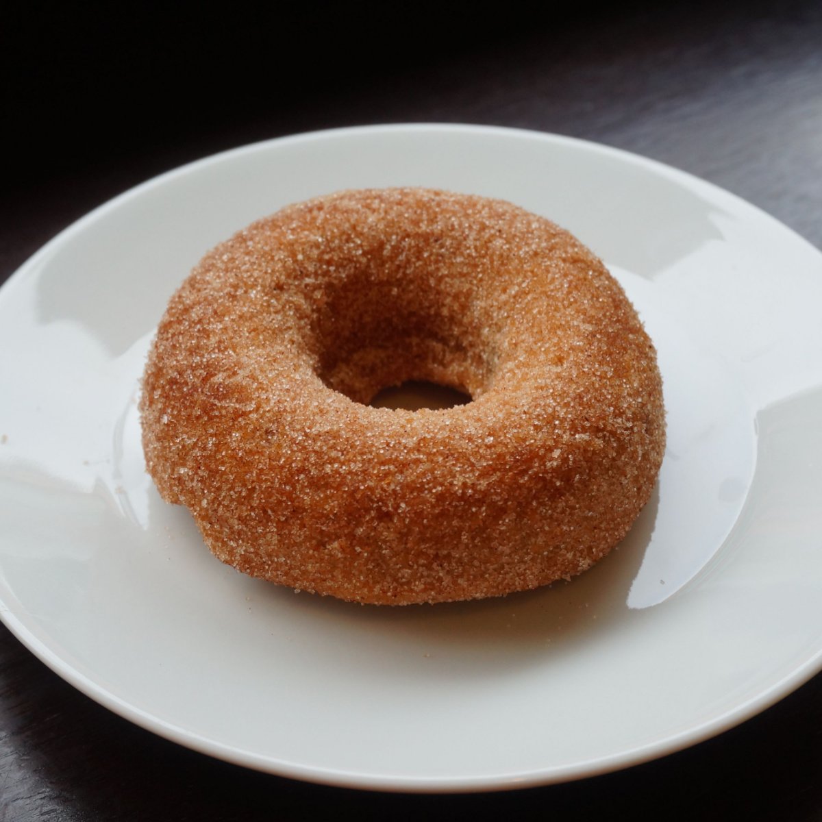 vegan donut with cinnamon