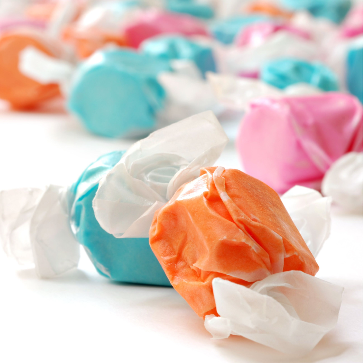 colorful saltwater taffy