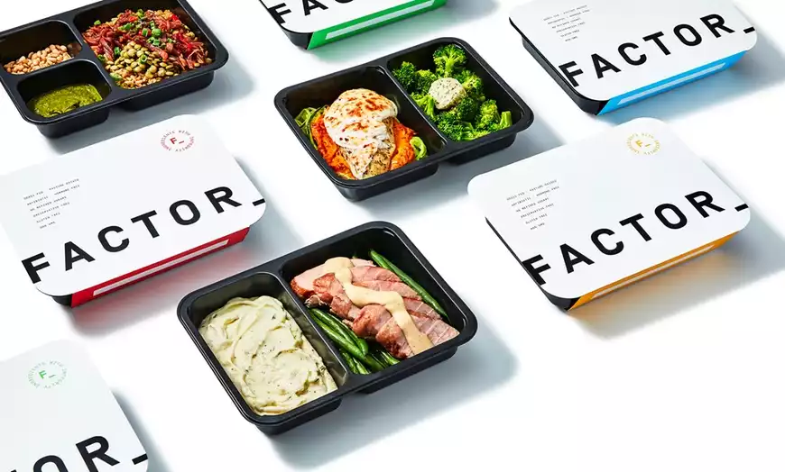 Enjoy 60% OFF your first box with Factor Meals