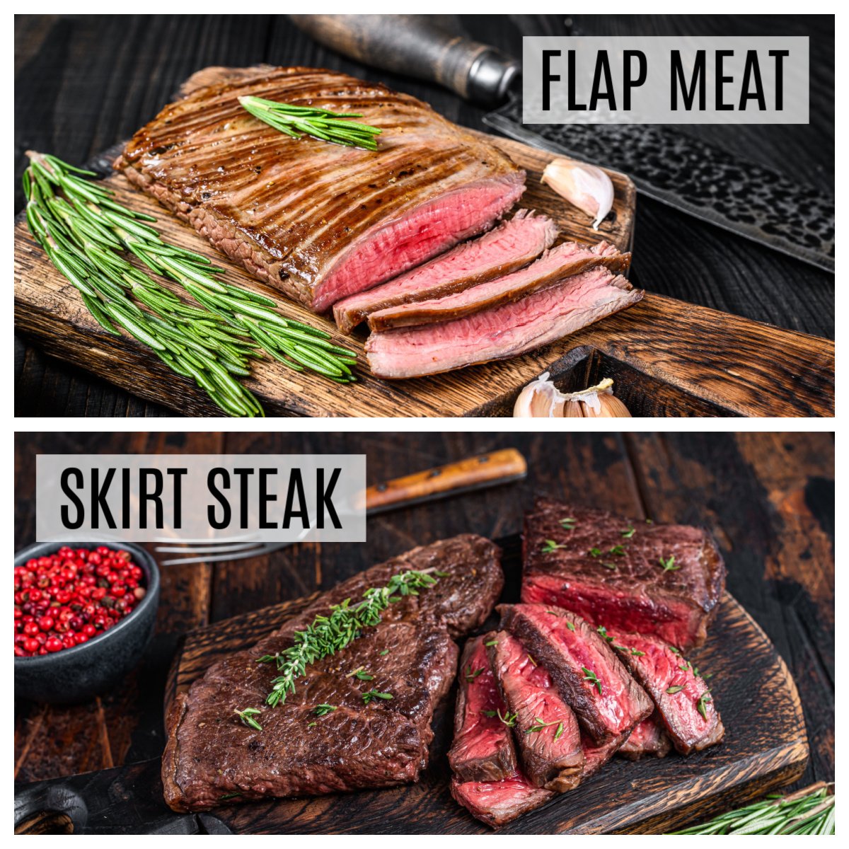 flap meat versus skirt steak main differences