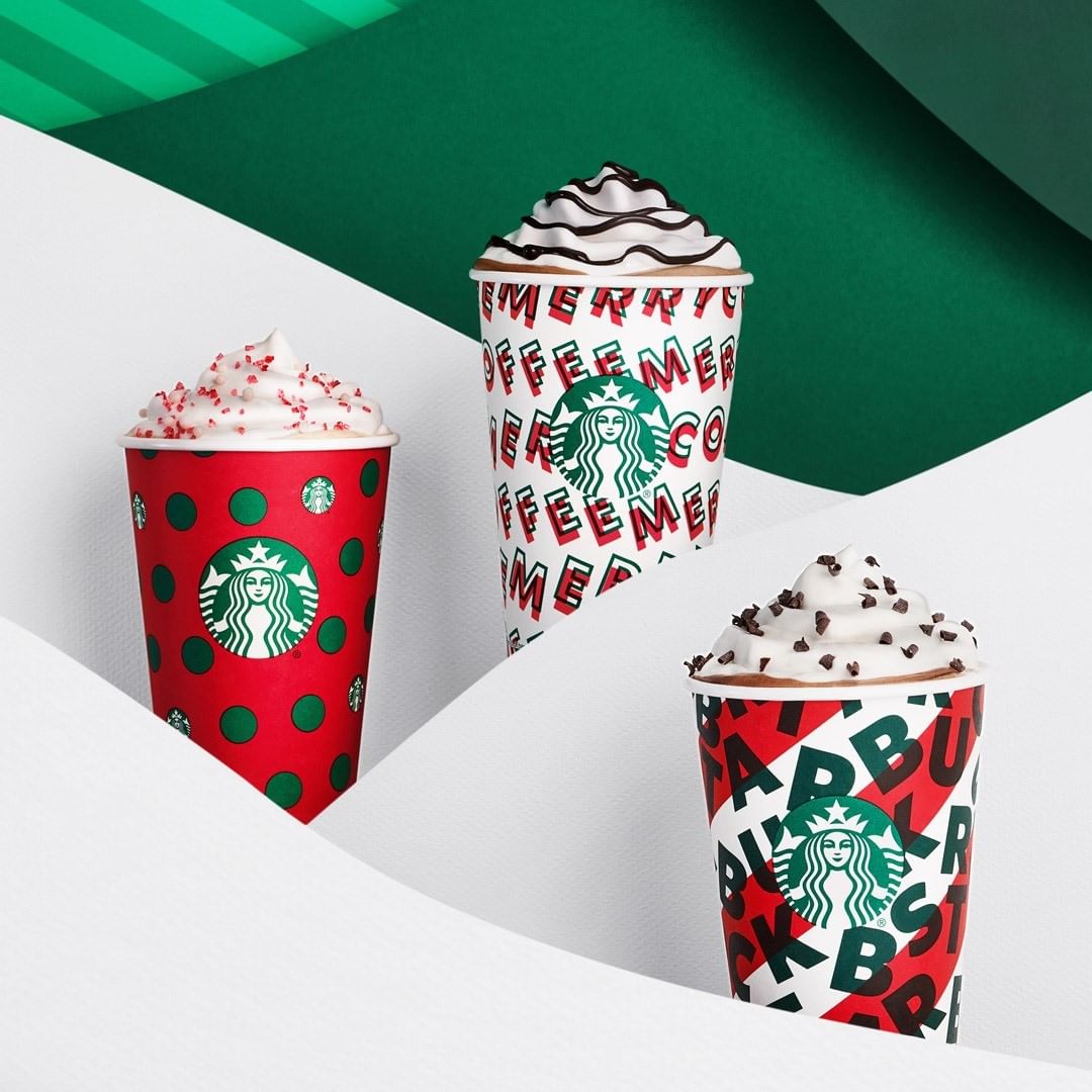 starbucks hot chocolate variations peppermint toasted white and classic
